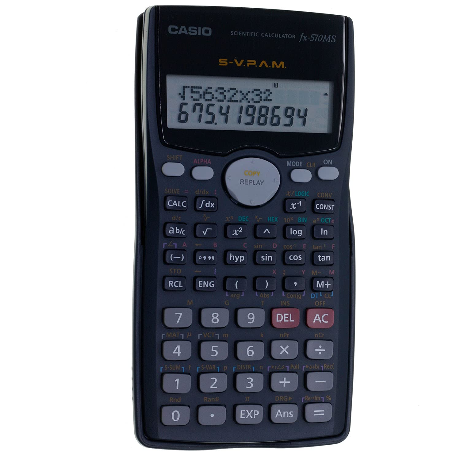 Amazon | CASIO スタンダード関数電卓 FX-570MS-N | 関数電卓 | 文房具